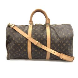 〇〇 LOUIS VUITTON ルイヴィトン モノグラム キーポル50 ボストンバッグ N41426 ブラウン Bランク