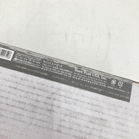 snowpeak スノーピーク BBQ用品 焚き火台 フローガL ST-032FW 未使用品