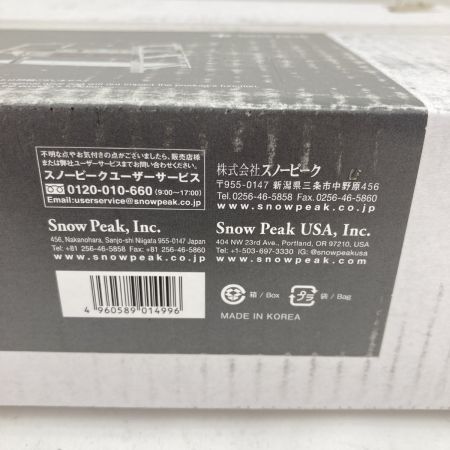  snowpeak スノーピーク 焚き火台 SR ST-021 未開封品 