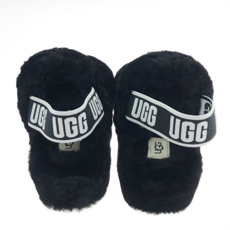  UGG アグ レディース シープスキンファー W OH YEAH フラッフサンダル 24.0cm 1107953 ブラック