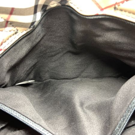  BURBERRY LONDON バーバリーロンドン ノバチェック BLUE LABEL トートバッグ ハンドバッグ ブラック