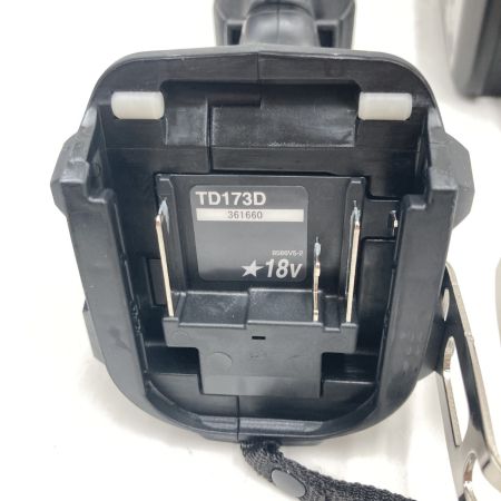  MAKITA マキタ 充電式インパクトドライバ 18V 6.0Ah TD173DRGXB ブラック 未使用品