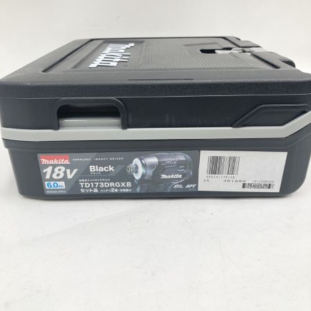  MAKITA マキタ 充電式インパクトドライバ 18V 6.0Ah TD173DRGXB ブラック 未使用品
