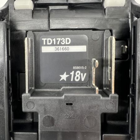  MAKITA マキタ 充電式インパクトドライバ TD173DRGXB ブラック 未使用品 本体 ケース付き 