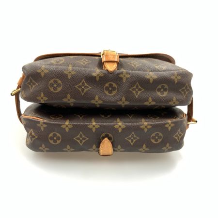  LOUIS VUITTON ルイヴィトン モノグラム ソミュールMM ショルダーバッグ M40710 ブラウン