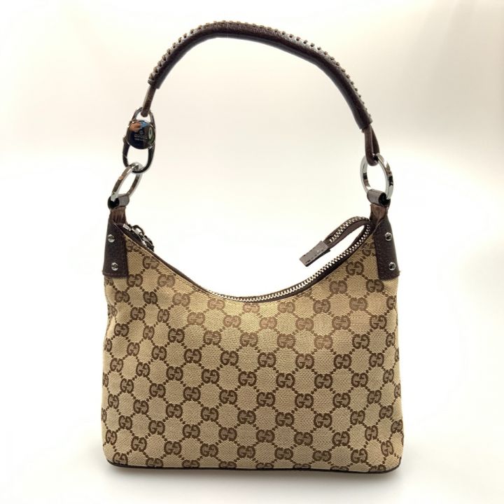 GUCCI グッチ GGキャンバス ワンショルダーバッグ 115002 ベージュ｜中古｜なんでもリサイクルビッグバン