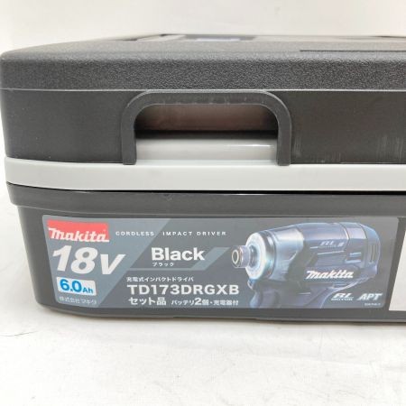  MAKITA マキタ 充電式インパクトドライバ 18V 6.0Ah TD173DRGXB ブラック 未使用品