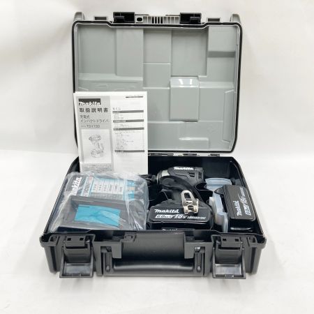  MAKITA マキタ 充電式インパクトドライバ 18V 6.0Ah TD173DRGXB ブラック 未使用品