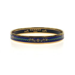 〇〇 HERMES エルメス エマイユPM ブレスレット バングル ゴールド Cランク
