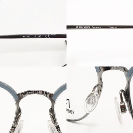  Rodenstock ローデンストック メガネフレーム 49□19 R7081 ブルー