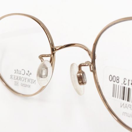  NEWYORKER ニューヨーカ Cute メガネフレーム 43□23 135 NY6250 ピンク