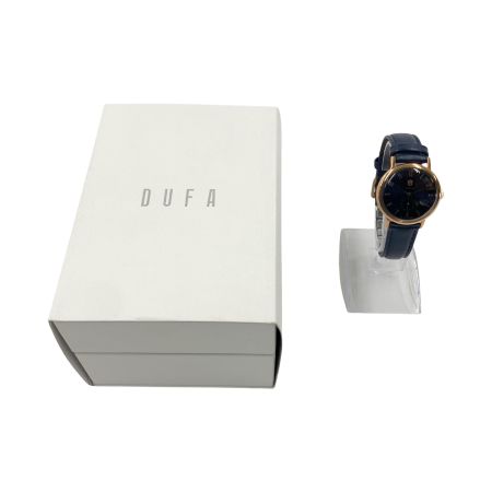  DUFA グロピウス クォーツ 腕時計 DF-7001 ネイビー