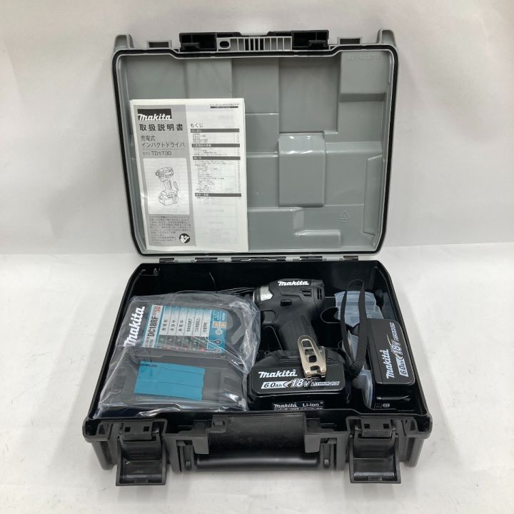 MAKITA マキタ 充電式インパクトドライバ 18V 6.0Ah TD173DRGXB 