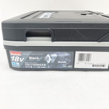  MAKITA マキタ 充電式インパクトドライバ 18V 6.0Ah TD173DRGXB ブラック 未使用品
