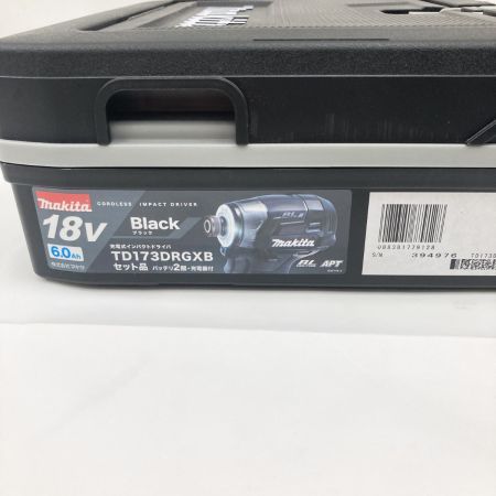  MAKITA マキタ 充電式インパクトドライバ 18v 6.0Ah TD173DRGXB ブラック 未使用品