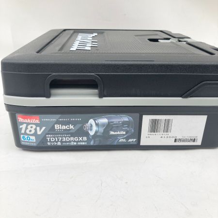  MAKITA マキタ 充電式インパクトドライバ 18V 6.0Ah TD173DRGXB ブラック 未使用品