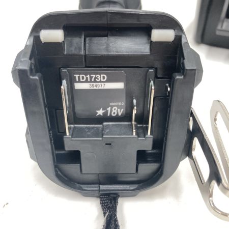 MAKITA マキタ 充電式インパクトドライバ 18V 6.0Ah TD173DRGXB ブラック 未使用品