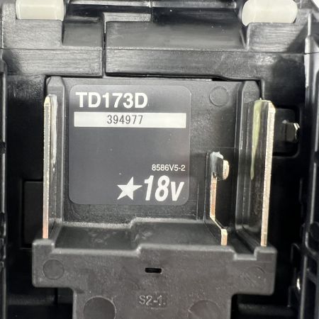  MAKITA マキタ 充電式インパクトドライバ 18V TD173DRGXB ブラック 未使用品  充電器・ケース付