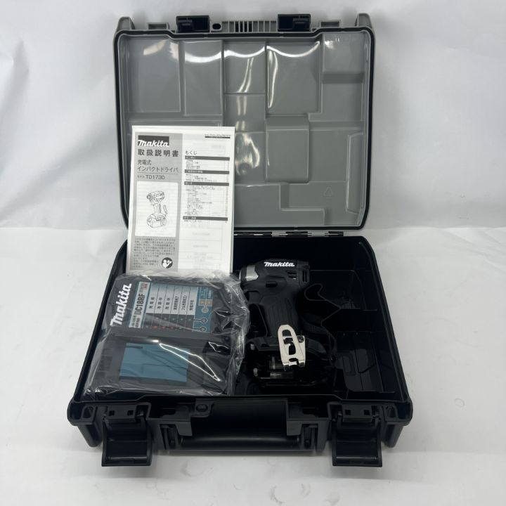 MAKITA マキタ 充電式インパクトドライバ 18V TD173DRGXB ブラック 未 