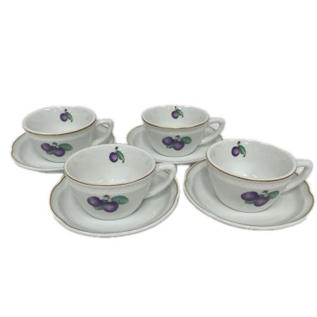RICHARD GINORI リチャード・ジノリ 食器 カップ&ソーサー ボンジョルノ プルーン 4客セット 廃盤品