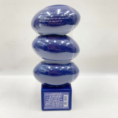 【北海道内限定発送】 iichiko 40 いいちこ 40 40周年記念商品 ラグビーボトル 750ml 麦焼酎 未開栓