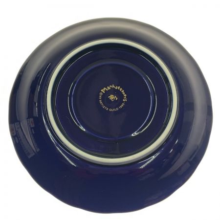  KORANSHA Co. Ltd. 香蘭社 Manhattaners マンハッタナーズ 永久なる フェデリコ コーヒー 碗皿  MA104-1HQ ブルー