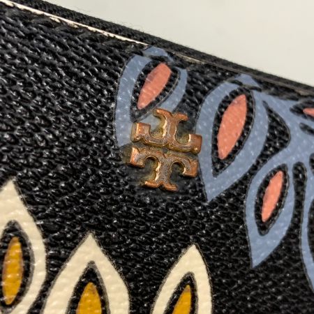  TORY BURCH トリーバーチ 花柄 長財布 ブラック