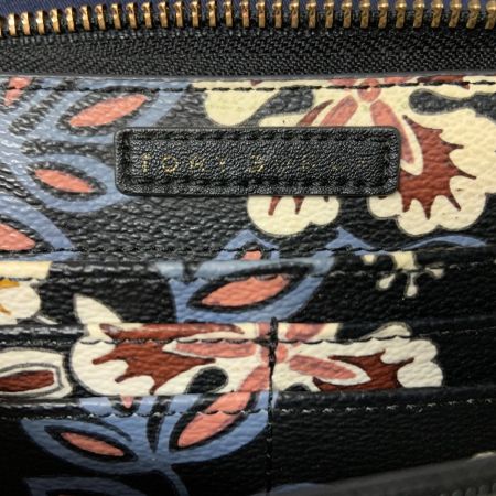  TORY BURCH トリーバーチ 花柄 長財布 ブラック