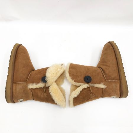  UGG アグ レディース ムートンブーツ BAILEY BUTTON 25cm 5803 ブラウン