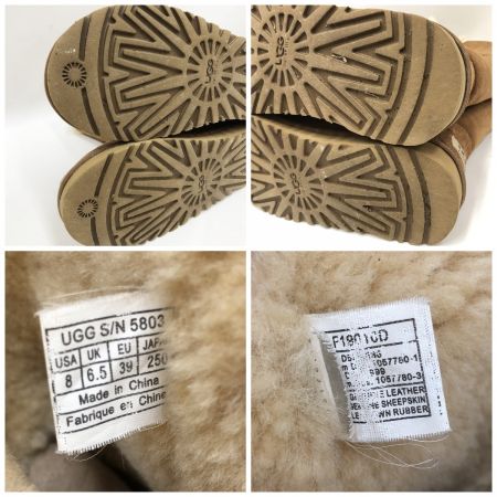  UGG アグ レディース ムートンブーツ BAILEY BUTTON 25cm 5803 ブラウン