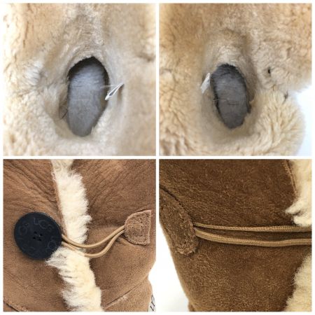  UGG アグ レディース ムートンブーツ BAILEY BUTTON 25cm 5803 ブラウン