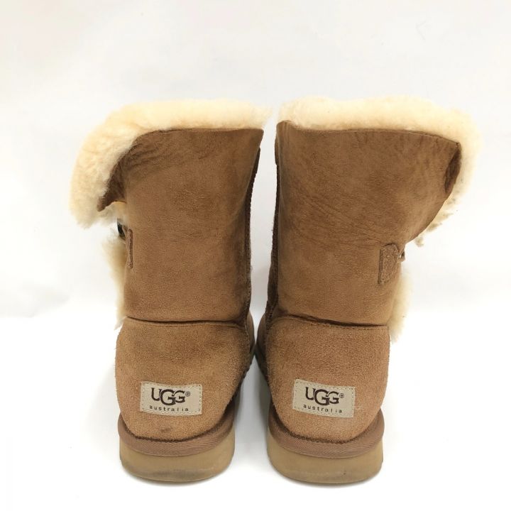 UGG アグ レディース ムートンブーツ BAILEY BUTTON 25cm 5803 CHESTNUT｜中古｜なんでもリサイクルビッグバン