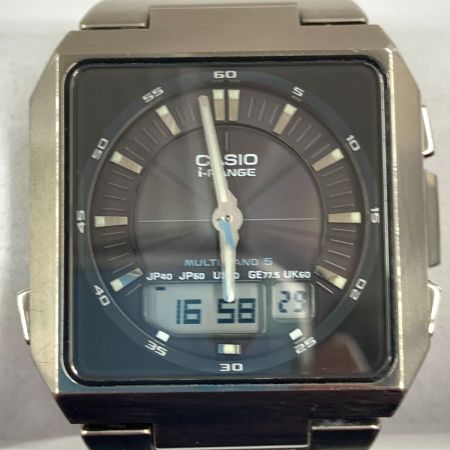  CASIO カシオ  i-RANGE 電波ソーラー 腕時計 IRW-M20T シルバー