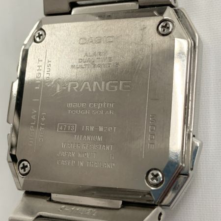  CASIO カシオ  i-RANGE 電波ソーラー 腕時計 IRW-M20T シルバー