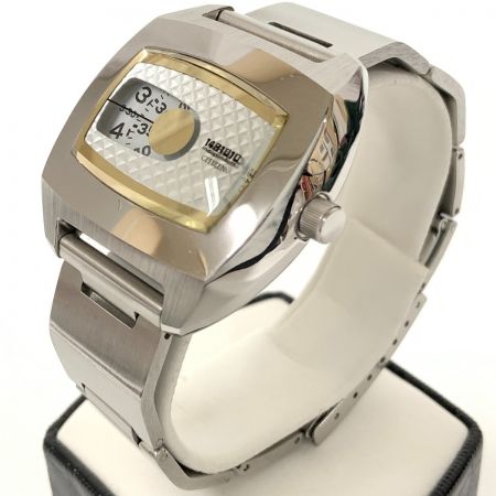  CITIZEN シチズン インディペンデント 腕時計 6038-L16258 シルバー