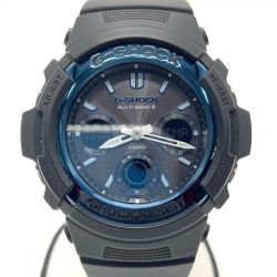 〇〇 CASIO カシオ G-SHOCK アナデジ 電波ソーラー  腕時計 5230 ブラック Bランク