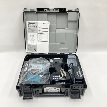  MAKITA マキタ 充電式インパクトドライバ 18v 6.0Ah TD173DRGXB ブラック 未使用品