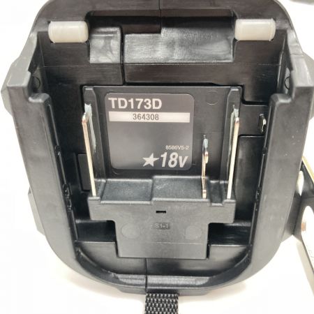  MAKITA マキタ 充電式インパクトドライバ 18v 6.0Ah TD173DRGXB ブラック 未使用品