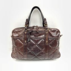 〇〇 Dakota ダコタ 2WAY ショルダーバッグ トートバッグ ブラウン Cランク