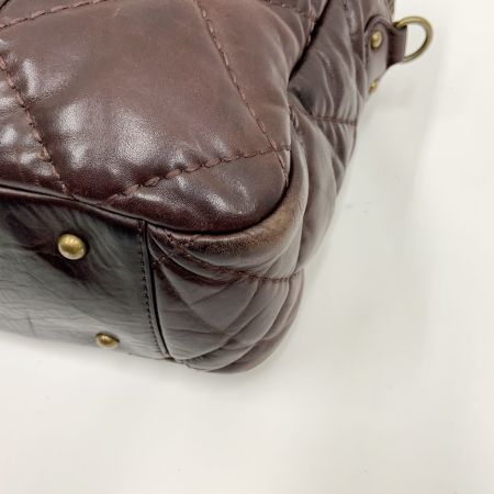  Dakota ダコタ 2WAY ショルダーバッグ トートバッグ ブラウン