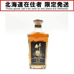 〇〇【北海道内限定発送】 NIKKA WHISKY ニッカウイスキー NIKKA 竹鶴 12年 ピュアモルト 角瓶 660ml 40度 Nランク 未開栓