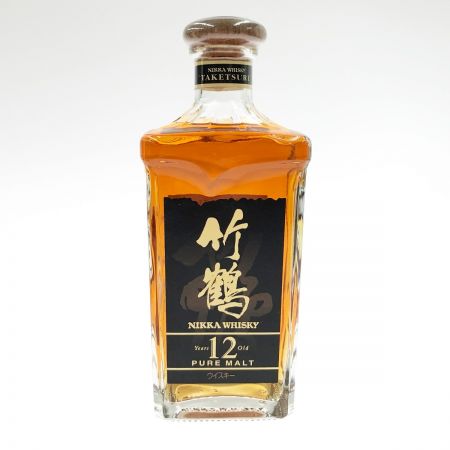 【北海道内限定発送】 NIKKA WHISKY ニッカウイスキー NIKKA 竹鶴 12年 ピュアモルト 角瓶 660ml 40度 未開栓