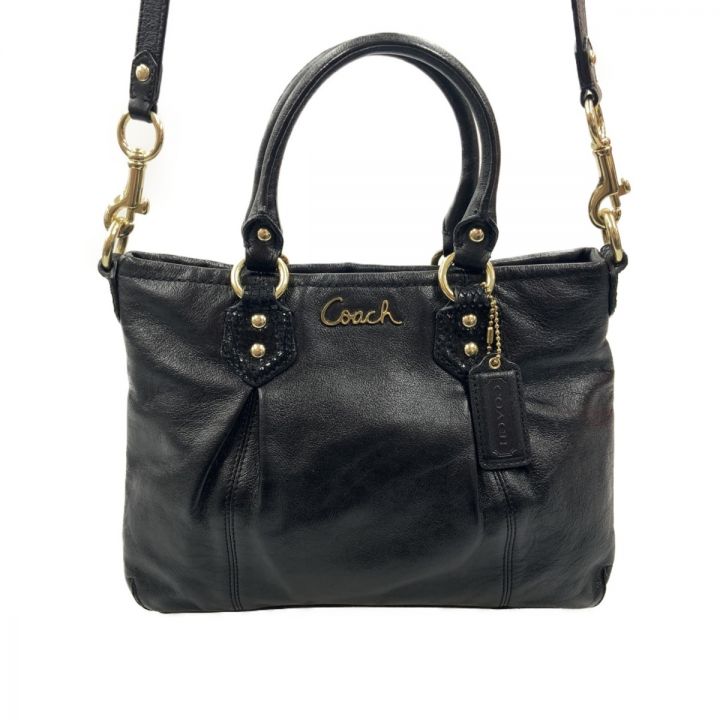 COACH コーチ 2WAY ショルダーバッグ ハンドバッグ F20342 ブラック｜中古｜なんでもリサイクルビッグバン