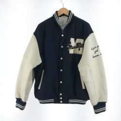 〇〇 Mac Beth メンズ ジャケット スタジャン サイズM G-87038 ネイビー×ホワイト Bランク