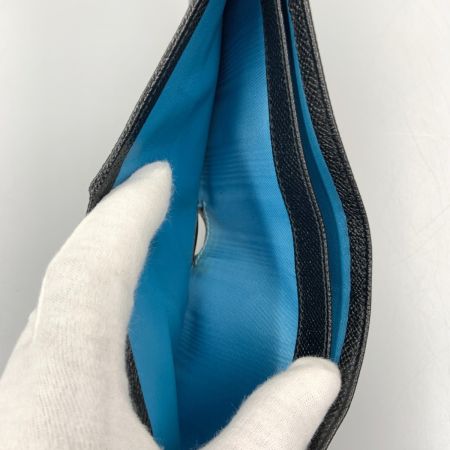  BVLGARI ブルガリ ブルガリ マン 二つ折り財布 30396 ブラック