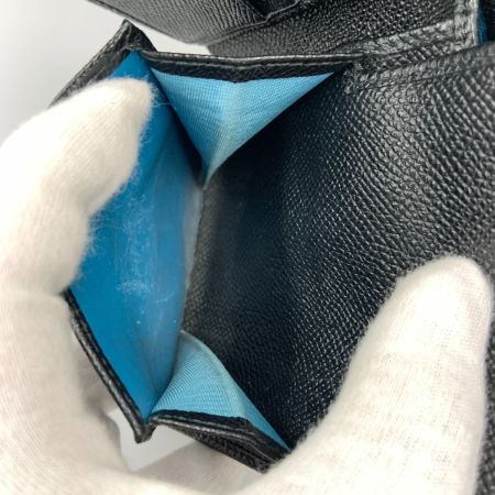  BVLGARI ブルガリ ブルガリ マン 二つ折り財布 30396 ブラック