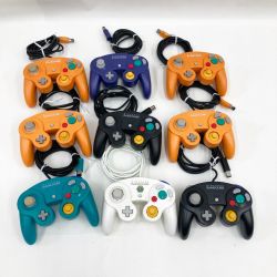 〇〇 Nintendo ニンテンドウ GAMECUBEコントローラー 9個 ジャンク品 現状渡し Dランク