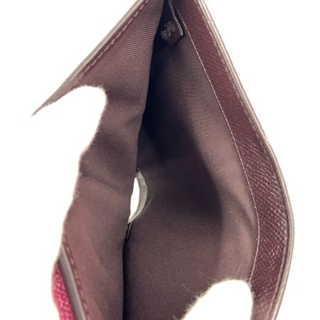  COACH コーチ メタリック クロスグレインレザー ミディアム 二つ折り財布 F23256 ピンク