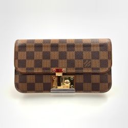 〇〇 LOUIS VUITTON ルイヴィトン ルイヴィトン ダミエ ポルトフォイユ アスコット 長財布 N63171 ブラウン Bランク