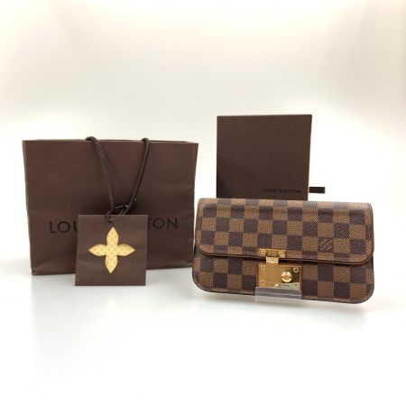  LOUIS VUITTON ルイヴィトン ルイヴィトン ダミエ ポルトフォイユ アスコット 長財布 N63171 ブラウン